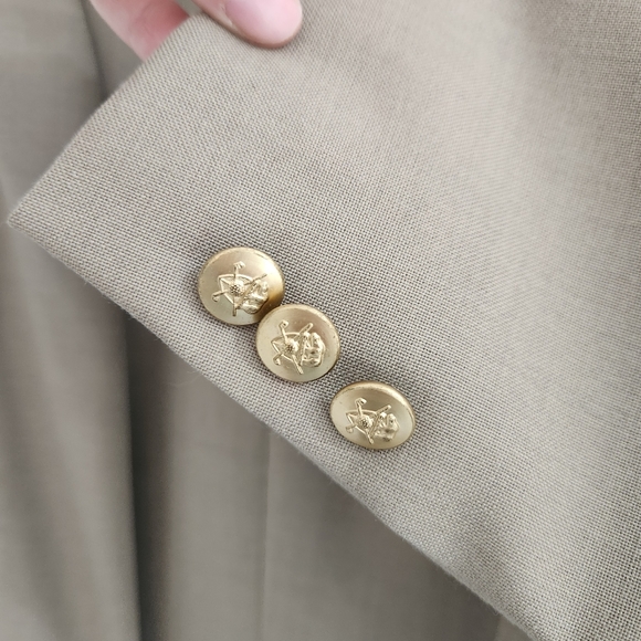 Jack Nicklaus Wool Blend Mens 2 Button Single Vent Fully Lined Blazer 43L - Picture 4 of 16